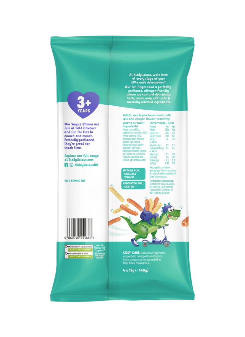 Kiddylicious Gluten Free Salt And Vinegar Veggie Finger Snacks For Kids - Image 2